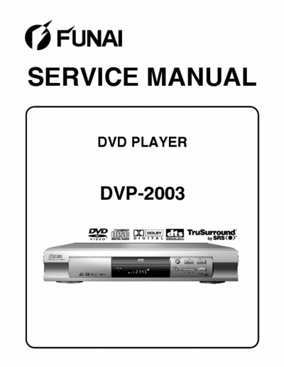 FUNAI DVP-2003 service manual